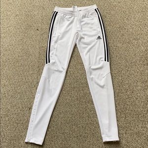 White Adidas Joggers
